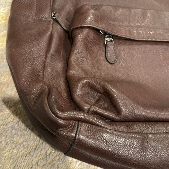 Coach Campus Leather Backpack Bag F72120 in Mahogany in GUC no major check pics - Picture 3 of 13